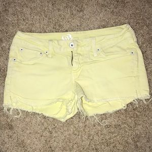 Colored Bullhead Jean Shorts